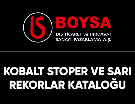 KOBALT STOPER VE SARI REKORLAR KATALOĞU